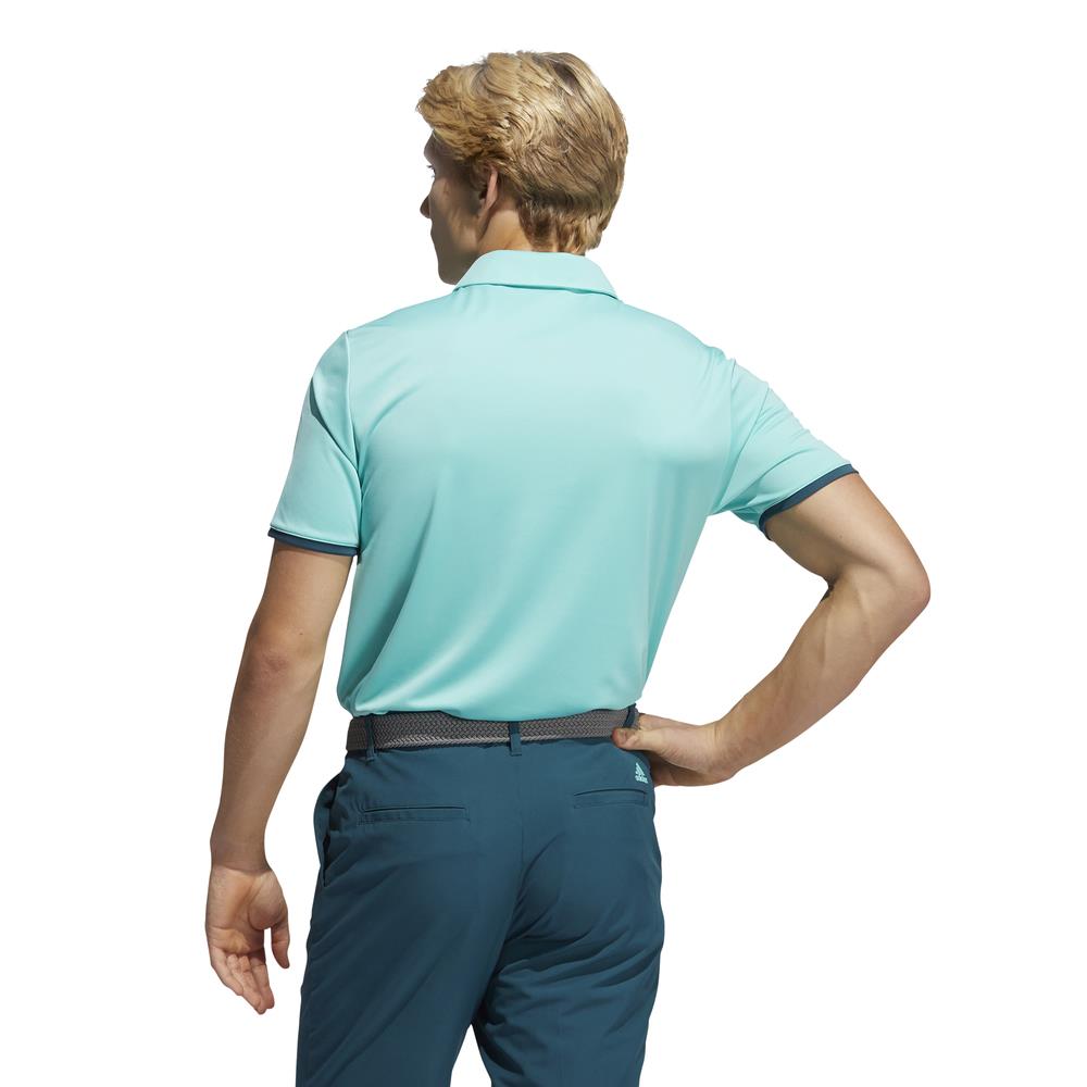 adidas Golf Core Left Chest Mens Polo Shirt  - Acid Mint