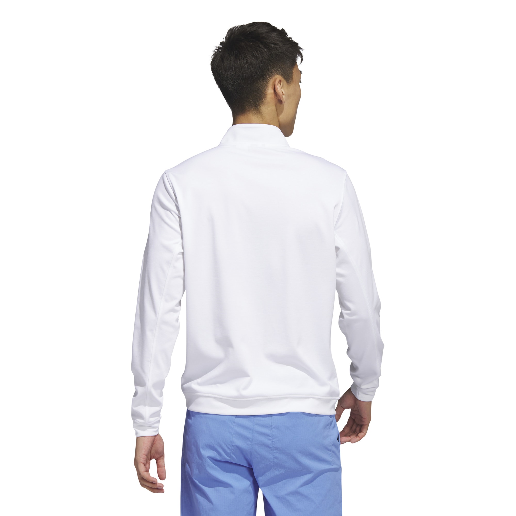 adidas Golf Elevated 1/4 Zip Pullover  - White