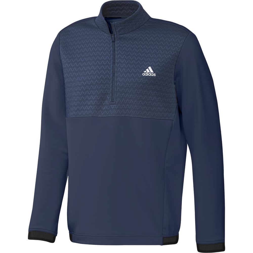 adidas Golf Recycled Content COLD.RDY Quarter-Zip Pullover  - Crew Navy