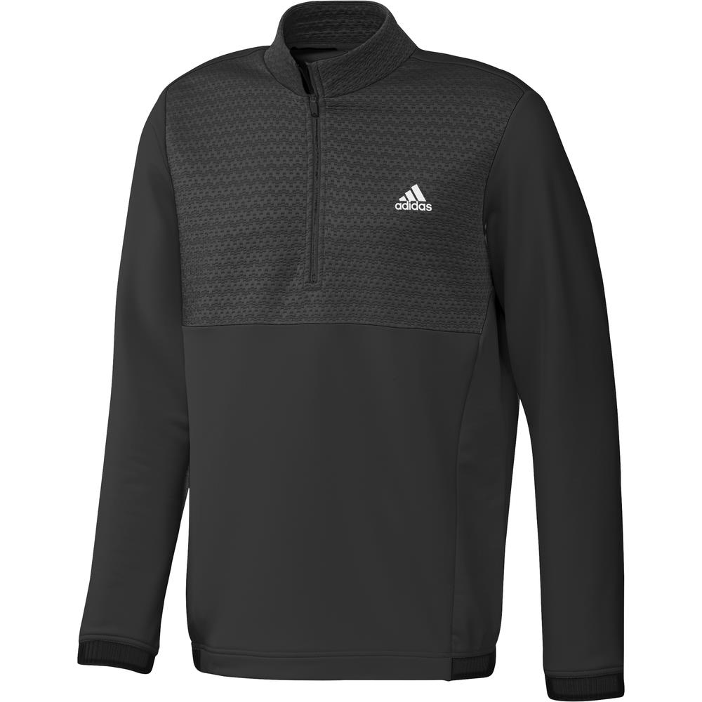 adidas Golf Recycled Content COLD.RDY Quarter-Zip Pullover  - Black