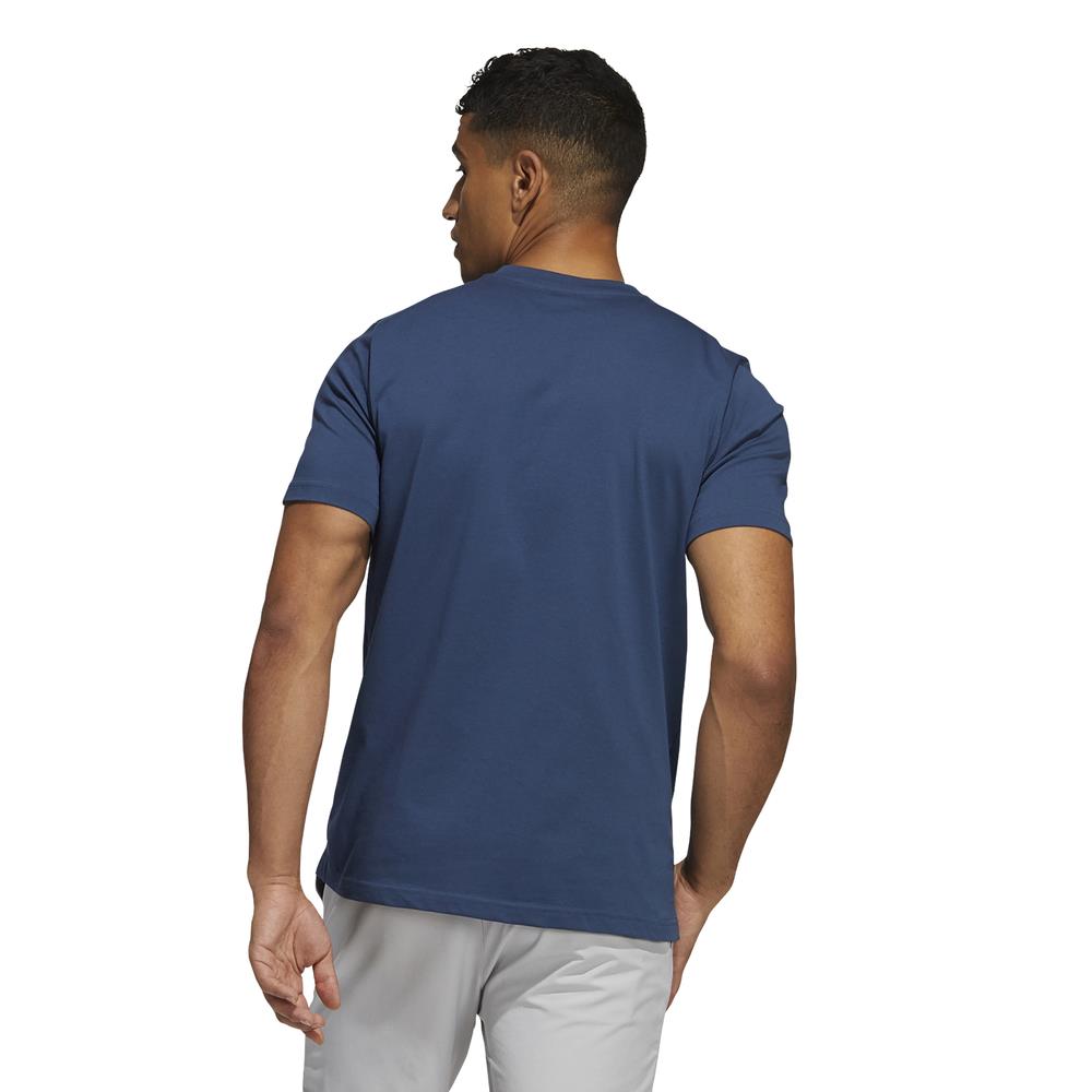 adidas Club Graphic Better Cotton Golf T-Shirt  - Crew Navy