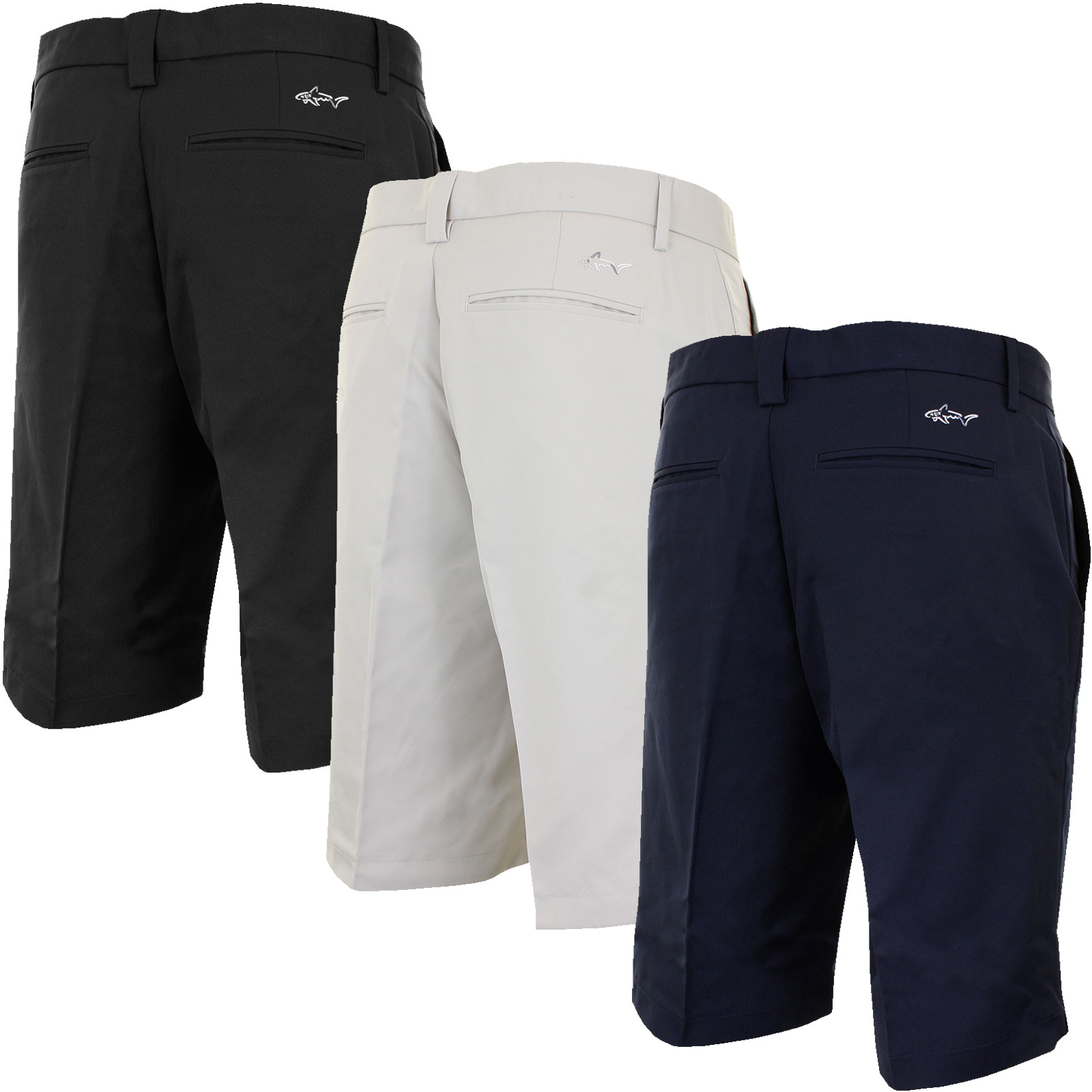 Greg Norman Mens Flat Front Tech Golf Hybrid Shorts Scratch72