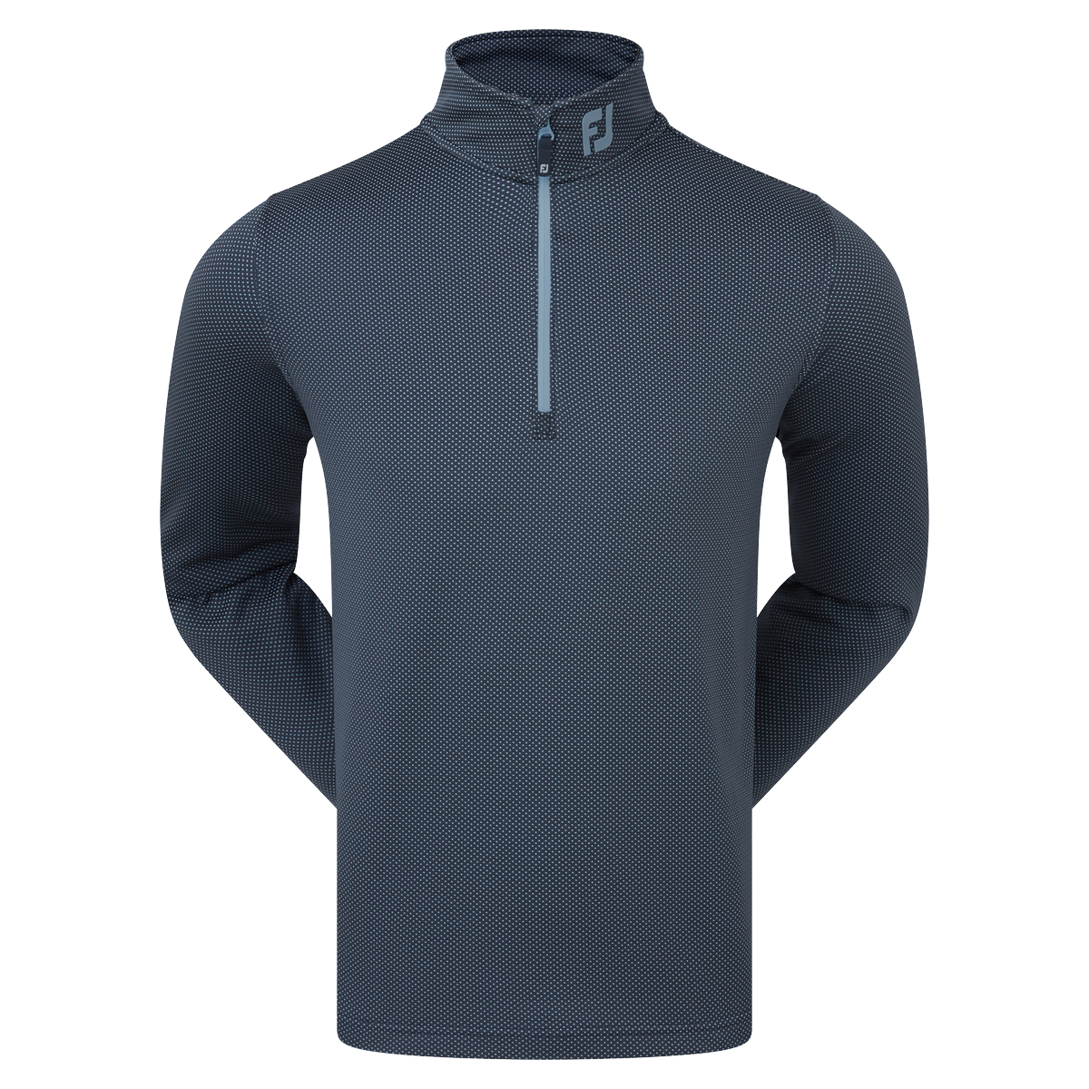 FootJoy Mens ThermoSeries Golf Mid-Layer Pullover  - Charcoal/Grey