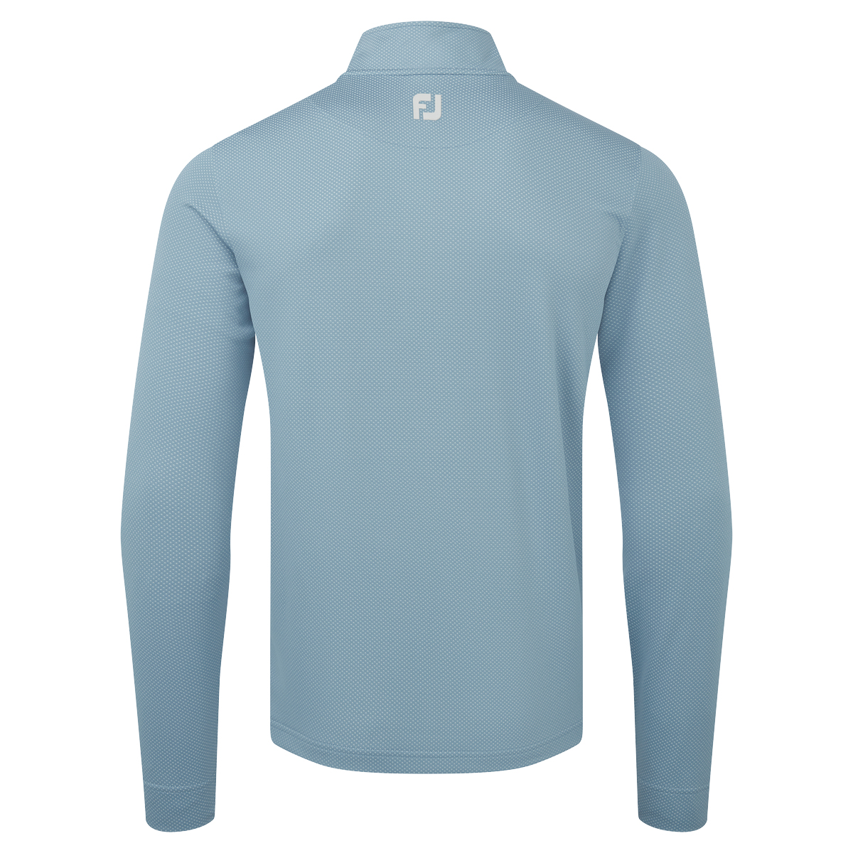 FootJoy Mens ThermoSeries Golf Mid-Layer Pullover  - Grey/Stone