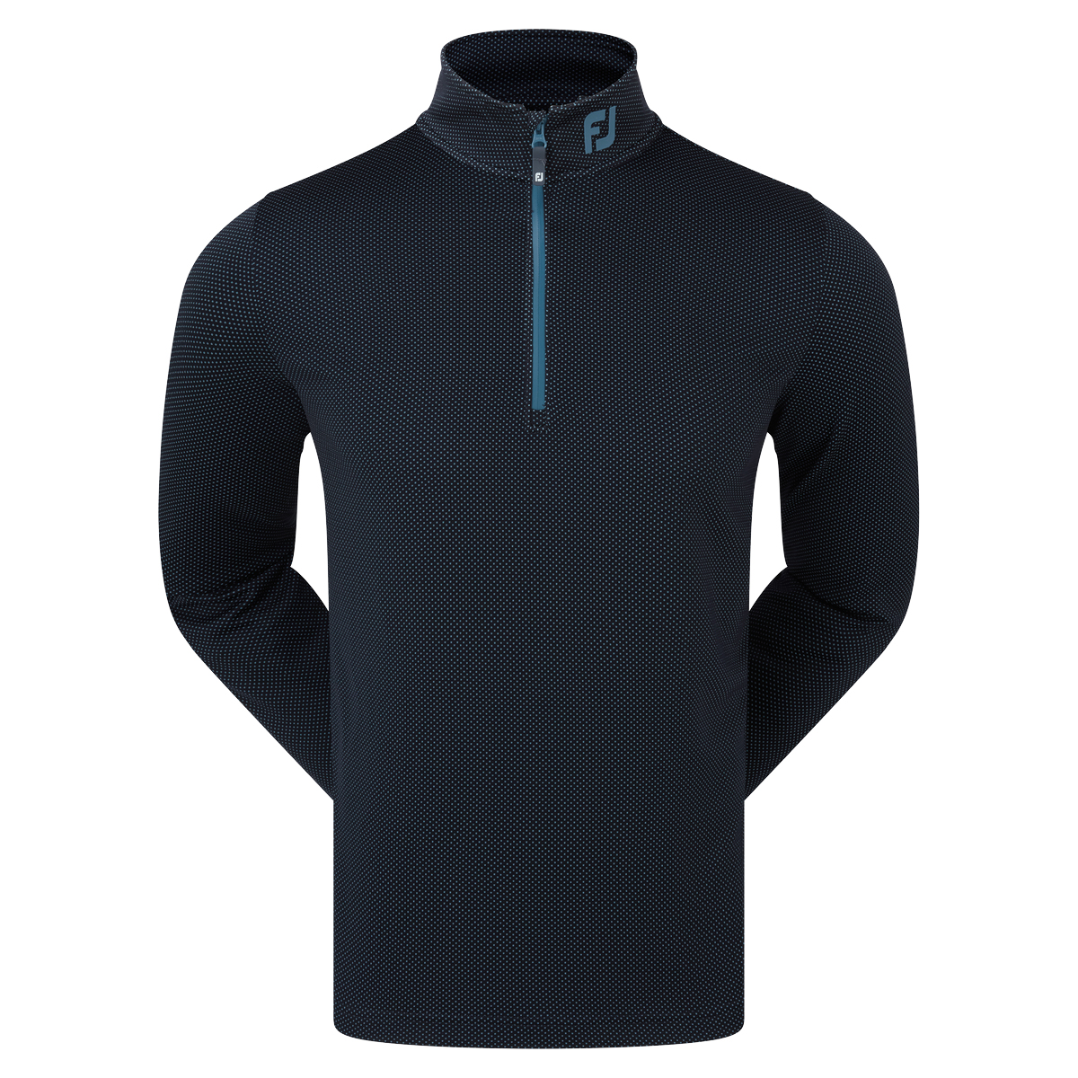 FootJoy Mens ThermoSeries Golf Mid-Layer Pullover  - Navy/Slate