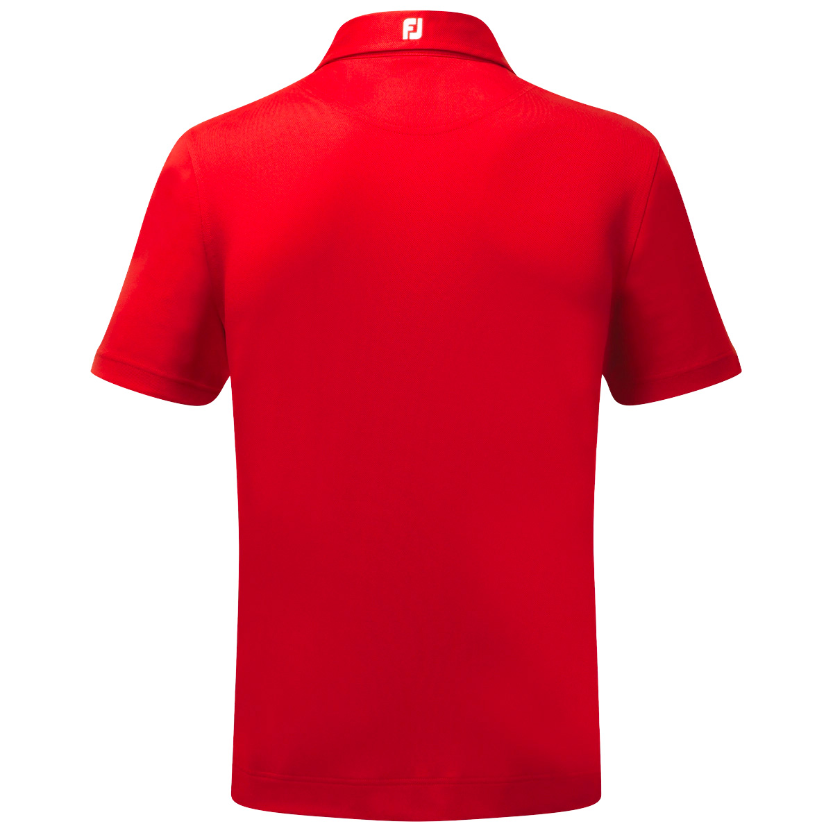 FootJoy Stretch Pique Solid Mens Golf Polo Shirt  - Red