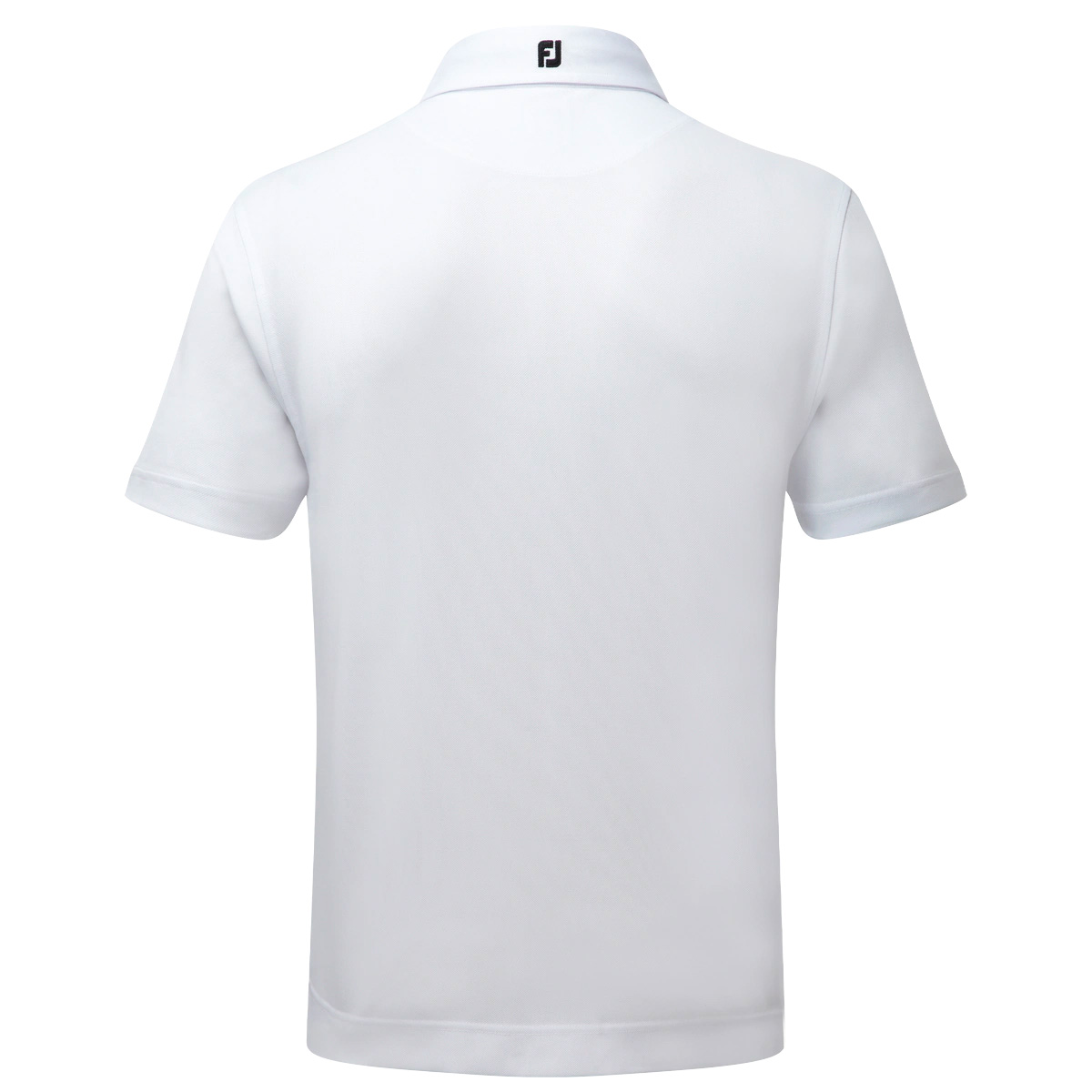 FootJoy Stretch Pique Solid Mens Golf Polo Shirt  - White