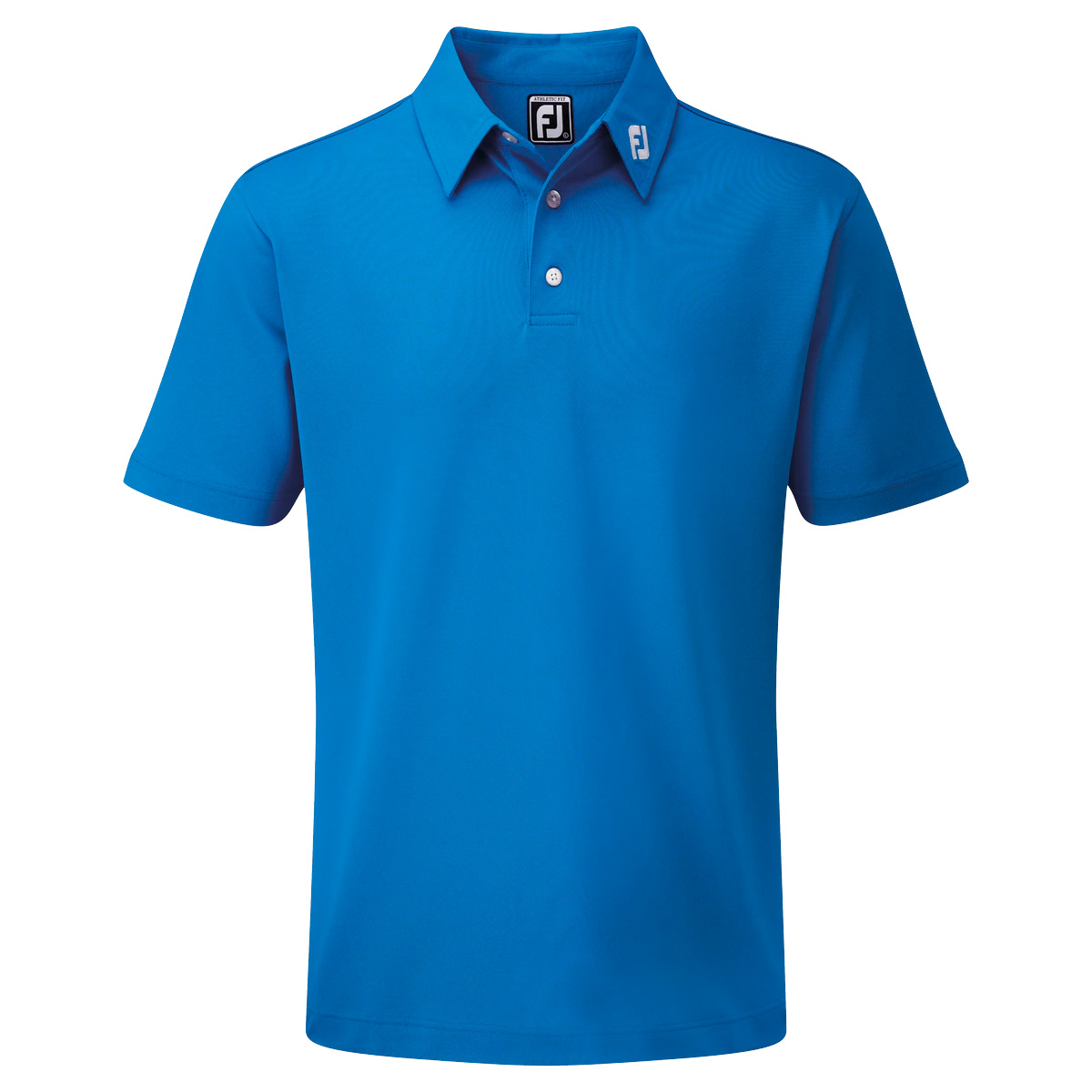 FootJoy Stretch Pique Solid Mens Golf Polo Shirt  - Cobalt