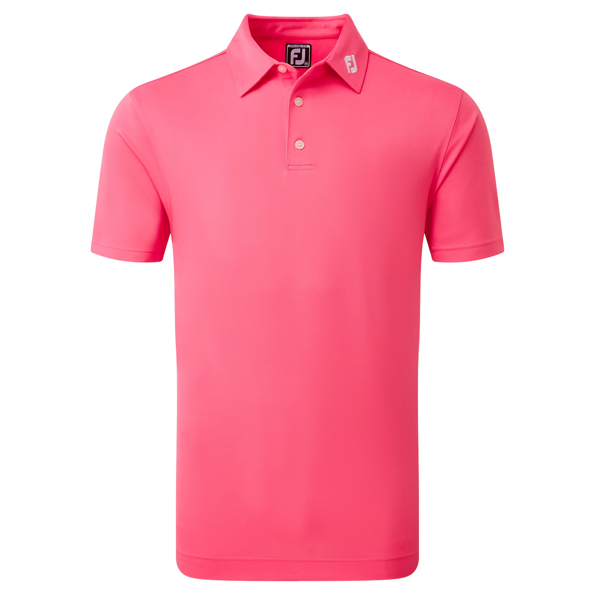 FootJoy Stretch Pique Solid Mens Golf Polo Shirt  - Watermelon