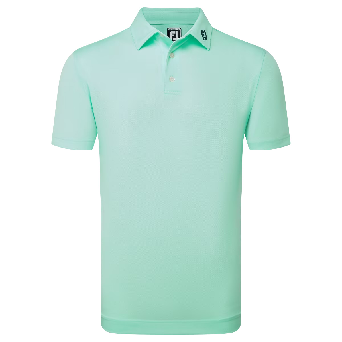 FootJoy Stretch Pique Solid Mens Golf Polo Shirt  - Sea Glass
