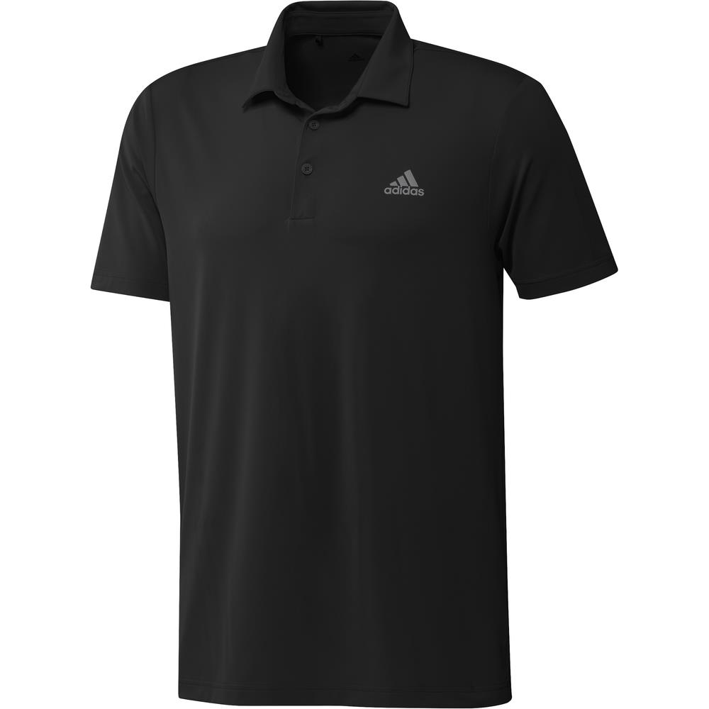 adidas Golf Ultimate365 Solid Mens Polo Shirt  - Black