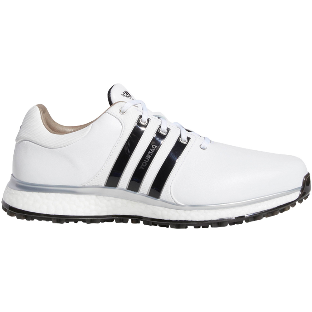 adidas Tour 360 XT-SL Waterproof Spikeless Mens Golf Shoes - Wide Fit  - White/Core Black