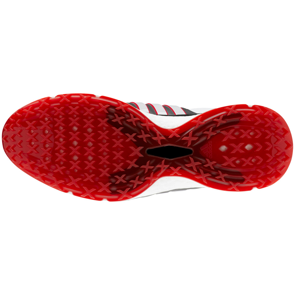 adidas Tour 360 XT-SL Waterproof Spikeless Mens Golf Shoes - Wide Fit  - White/Core Black/Scarlet