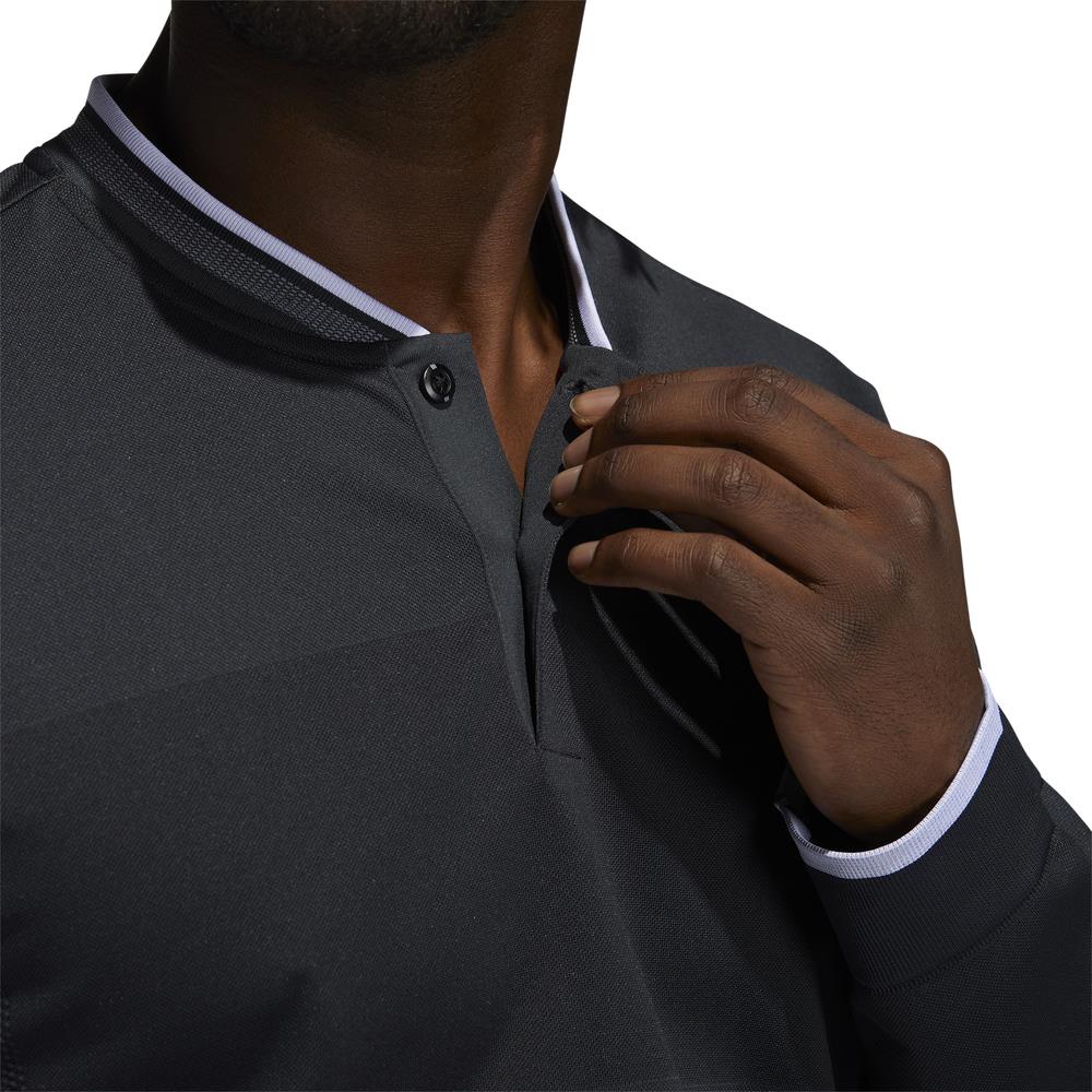 adidas Primeknit Long Sleeve Polo Shirt 