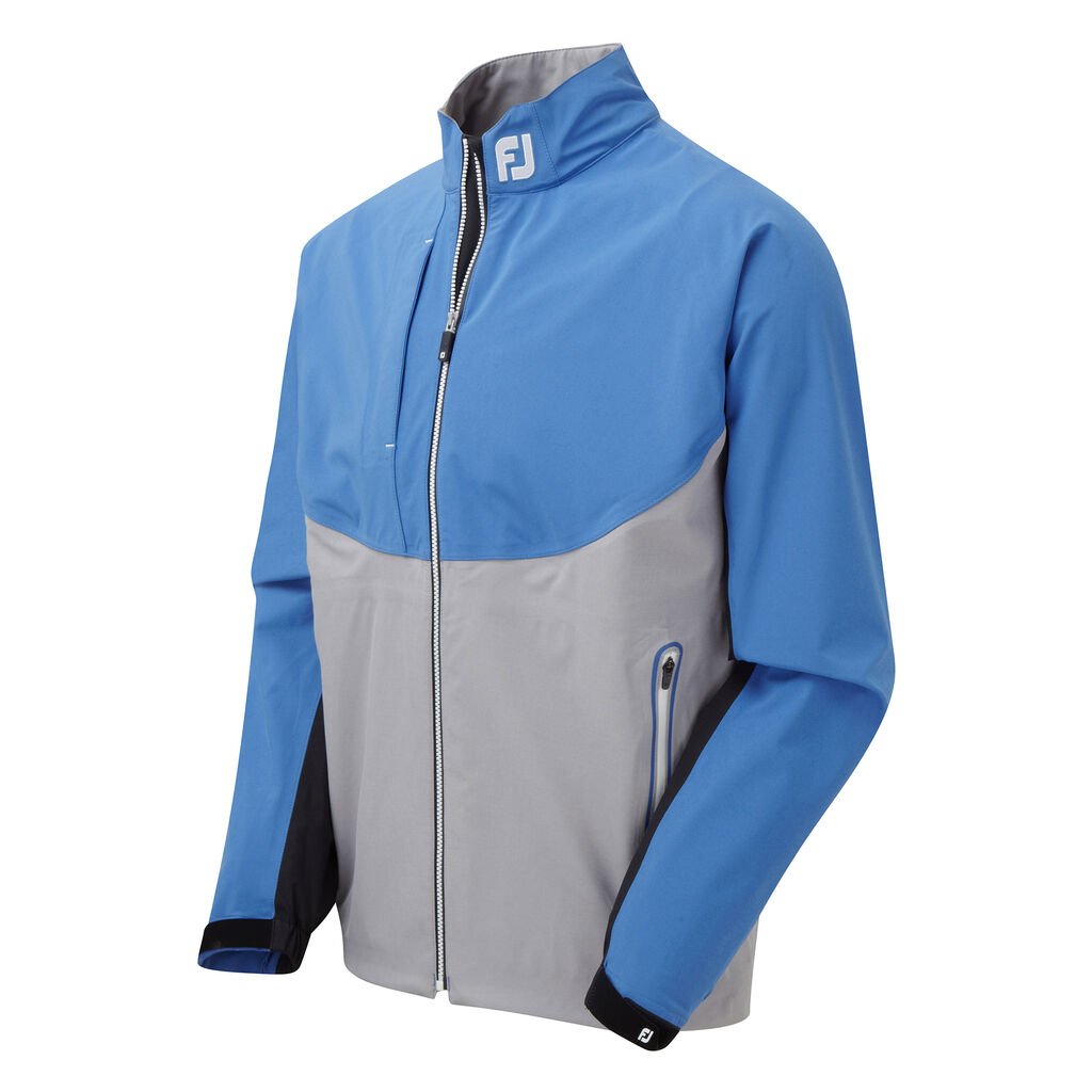FootJoy Golf DryJoys Tour LTS Mens Waterproof Jacket  - Blue/Grey/Black