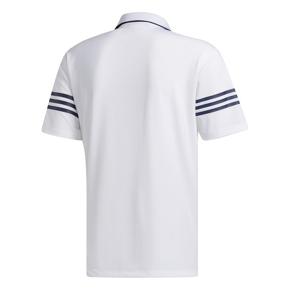 adidas Golf Ultimate365 Blocked Mens Polo Shirt  - White/Collegiate Navy