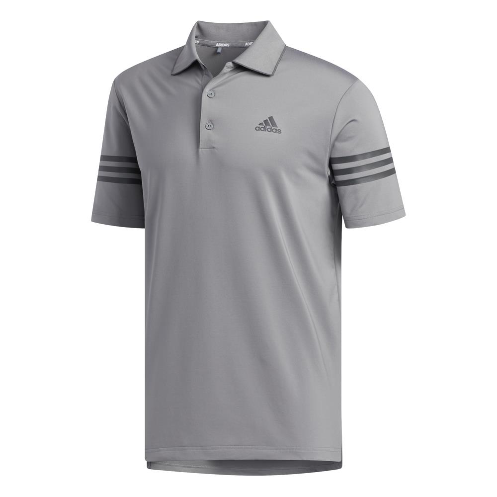 adidas Golf Ultimate365 Blocked Mens Polo Shirt  - Grey Three/Grey Five