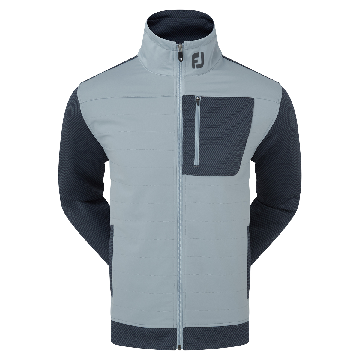 FootJoy Mens ThermoSeries Hybrid Golf Jacket  - Charcoal/Grey