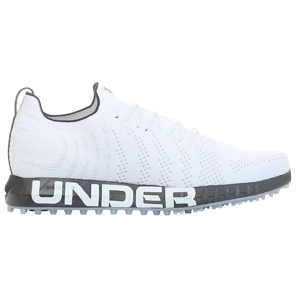 Under Armour Mens HOVR Knit SL Spikeless Golf Shoes  - White