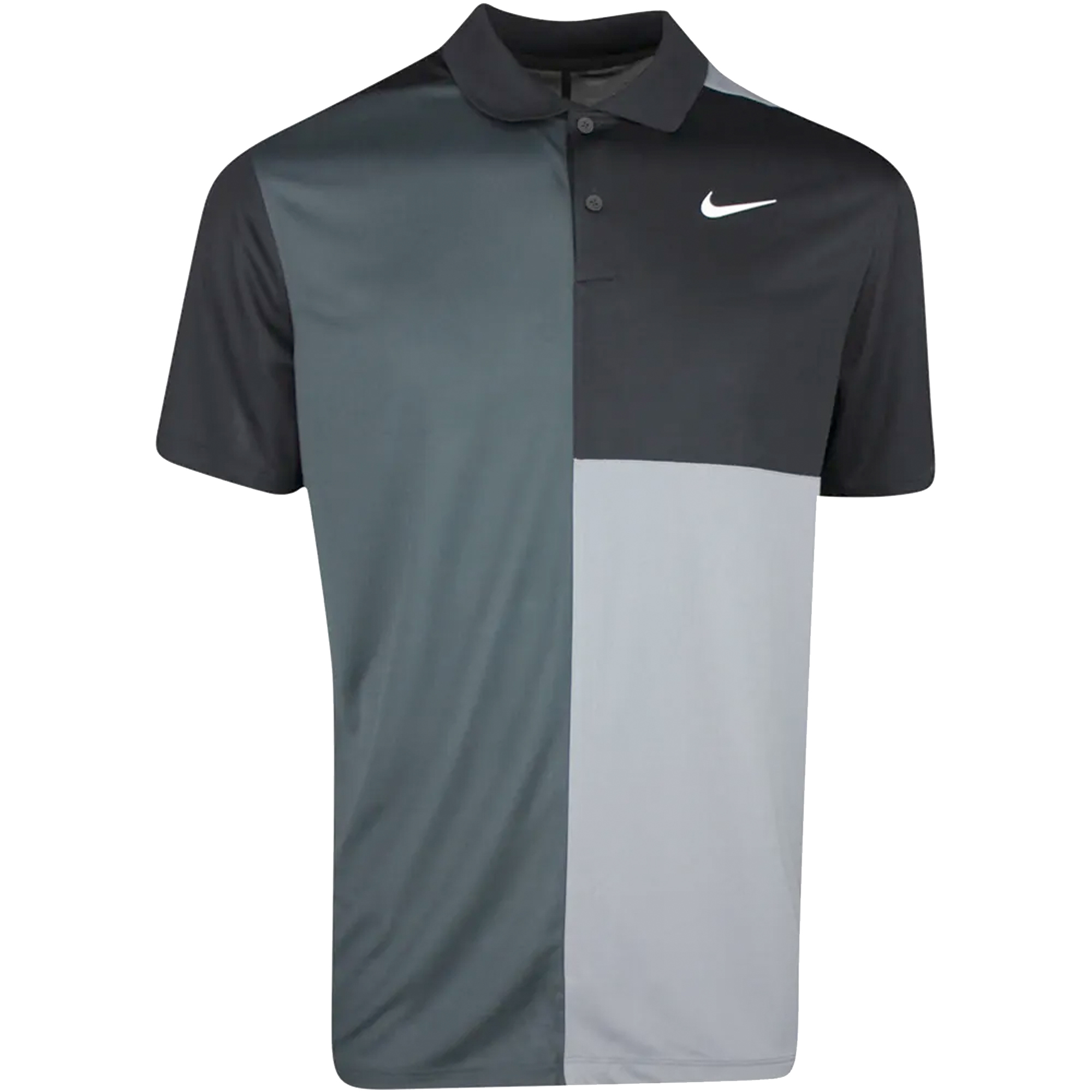 Nike Golf Dri-Fit Victory+ Blocked Polo Shirt  - Black/Smoke Grey/Dark Smoke Grey
