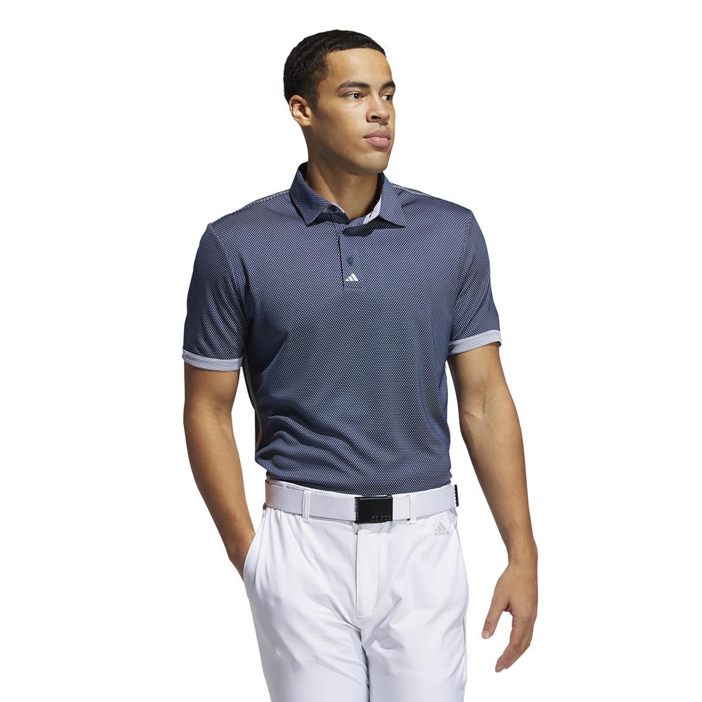 adidas Golf Equipment Two Tone Mesh Mens Polo Shirt 