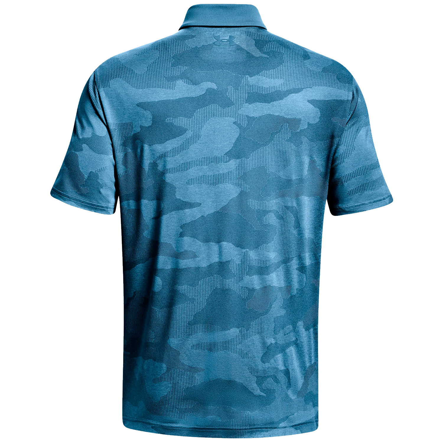 Under Armour Mens UA Playoff 2.0 Camo Jacquard Golf Polo Shirt  - Cosmic Blue