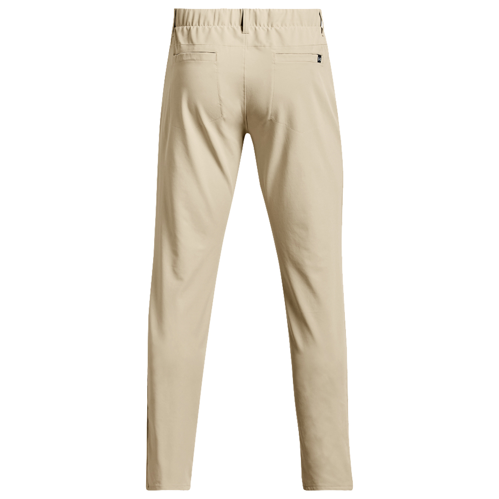 Under Armour Mens UA Drive 5 Pocket Pants Golf Trousers  - Khaki Base