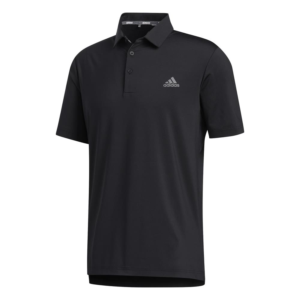adidas Golf Ultimate 2.0 Solid Mens Polo Shirt  - Black