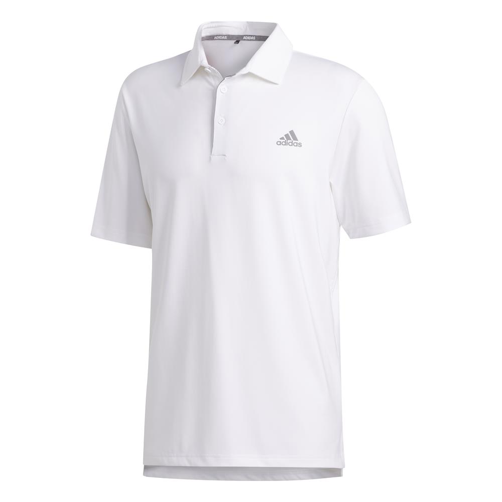 adidas Golf Ultimate 2.0 Solid Mens Polo Shirt  - White