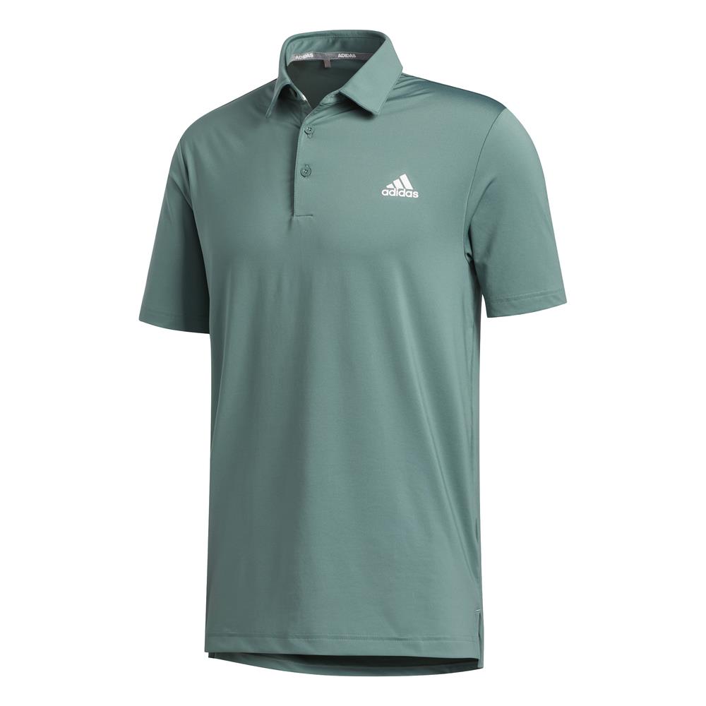 adidas Golf Ultimate 2.0 Solid Mens Polo Shirt  - Tech Emerald