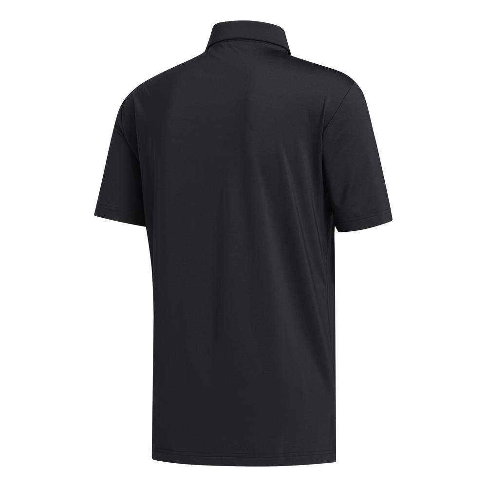 adidas Golf Ultimate 2.0 Solid Mens Polo Shirt  - Black