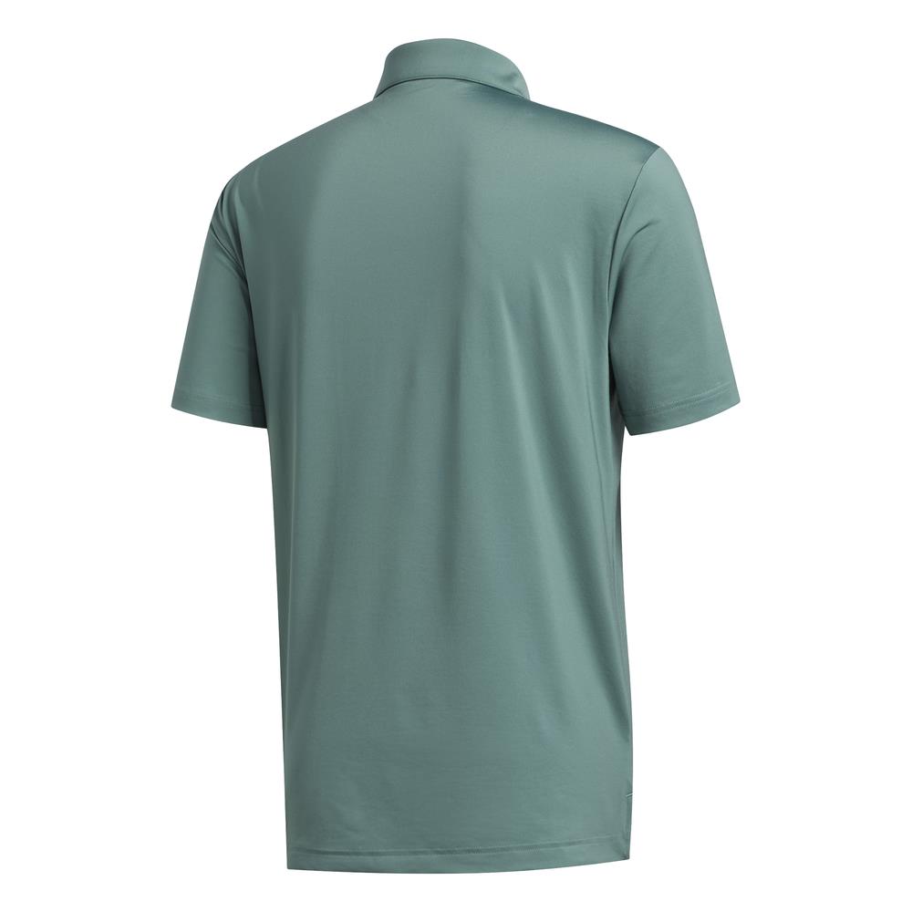 adidas Golf Ultimate 2.0 Solid Mens Polo Shirt  - Tech Emerald
