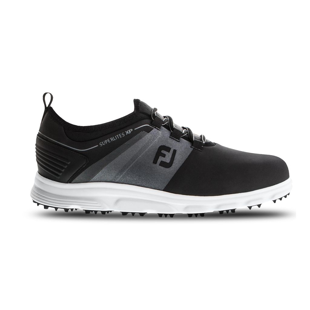 FootJoy Superlites XP Waterproof Spikeless Mens Golf Shoes  - Black