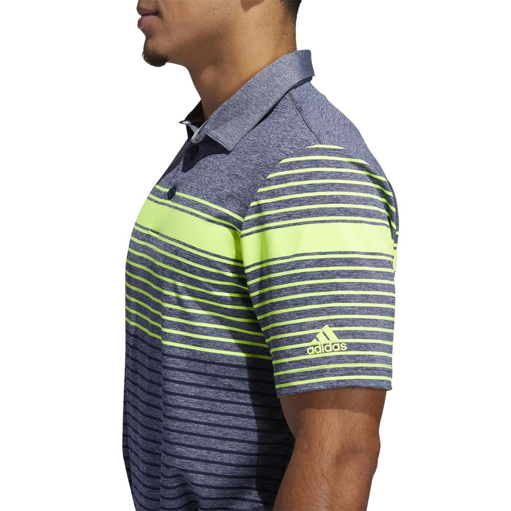 adidas men's ultimate365 engineered heather golf polo