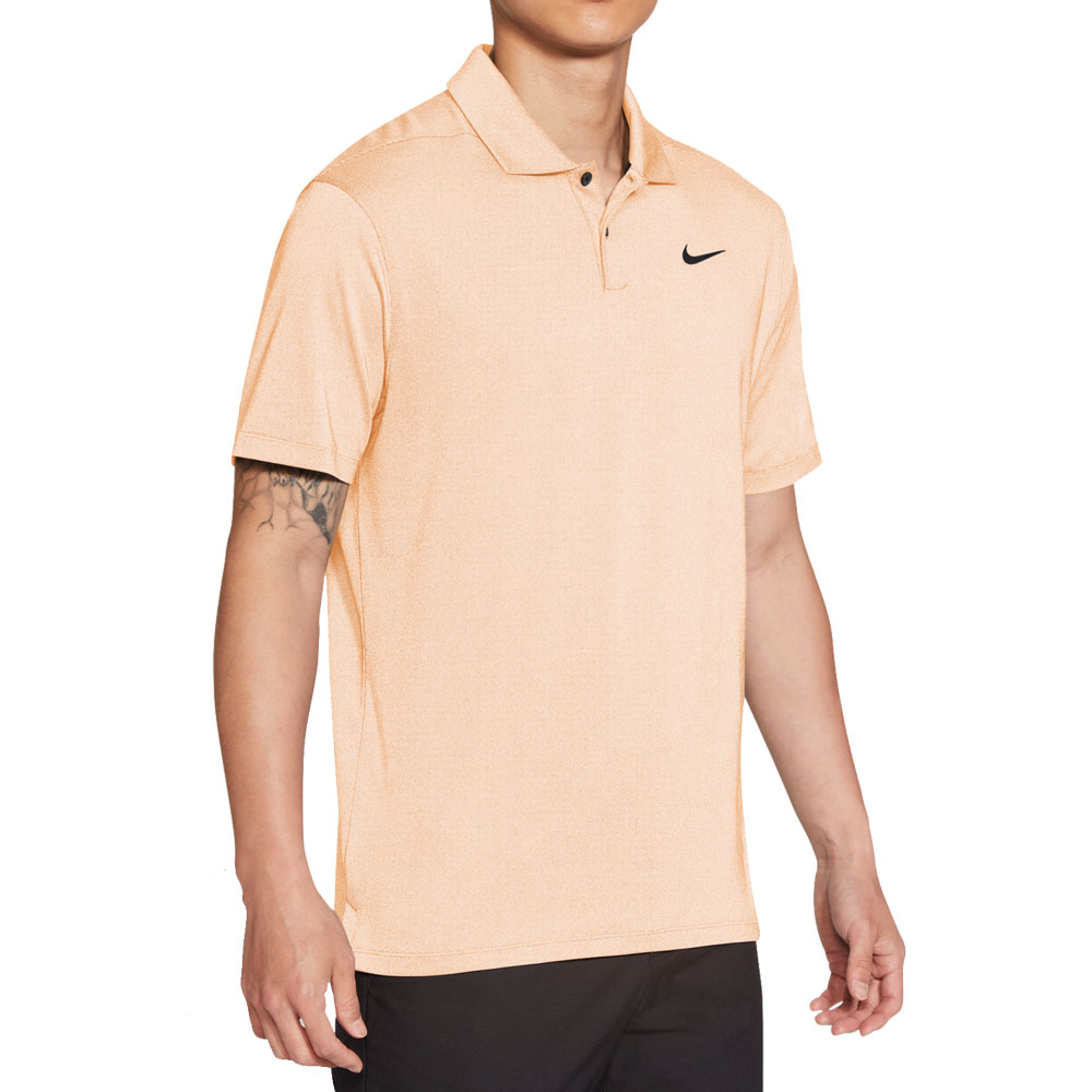 Nike Golf Dry Vapor Textured Polo Shirt  - Crimson Tint