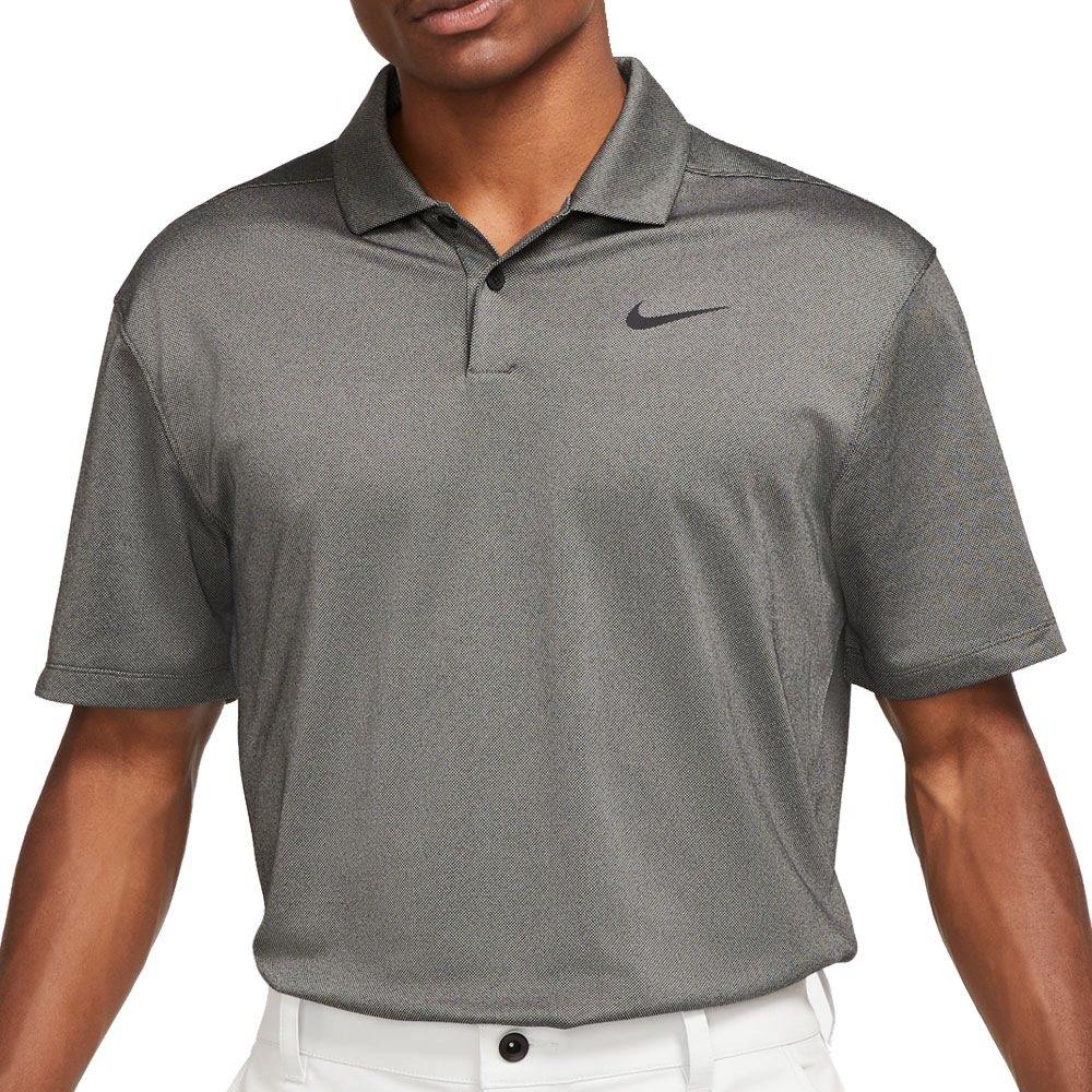 Nike Golf Dry Vapor Textured Polo Shirt  - Dust/Black