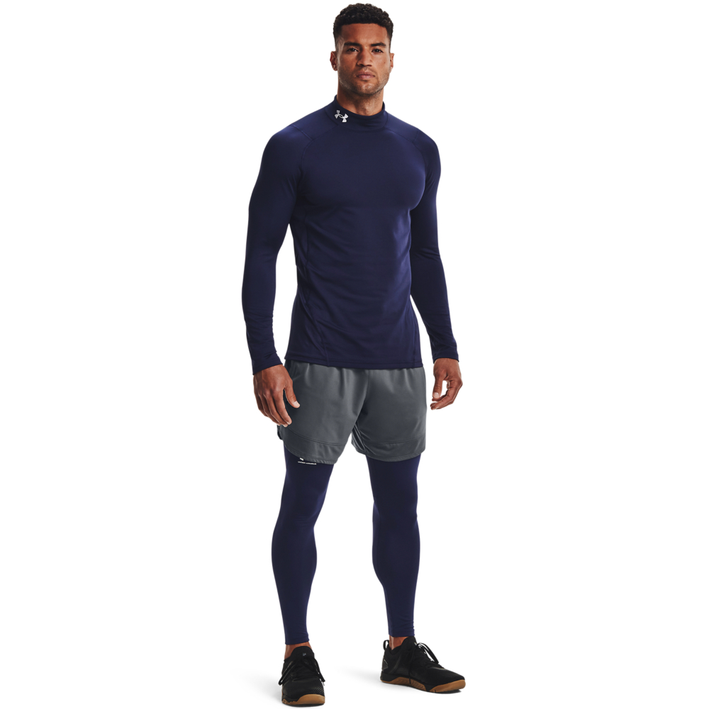 Under Armour ColdGear Armour Fitted Mock Base Layer Navy