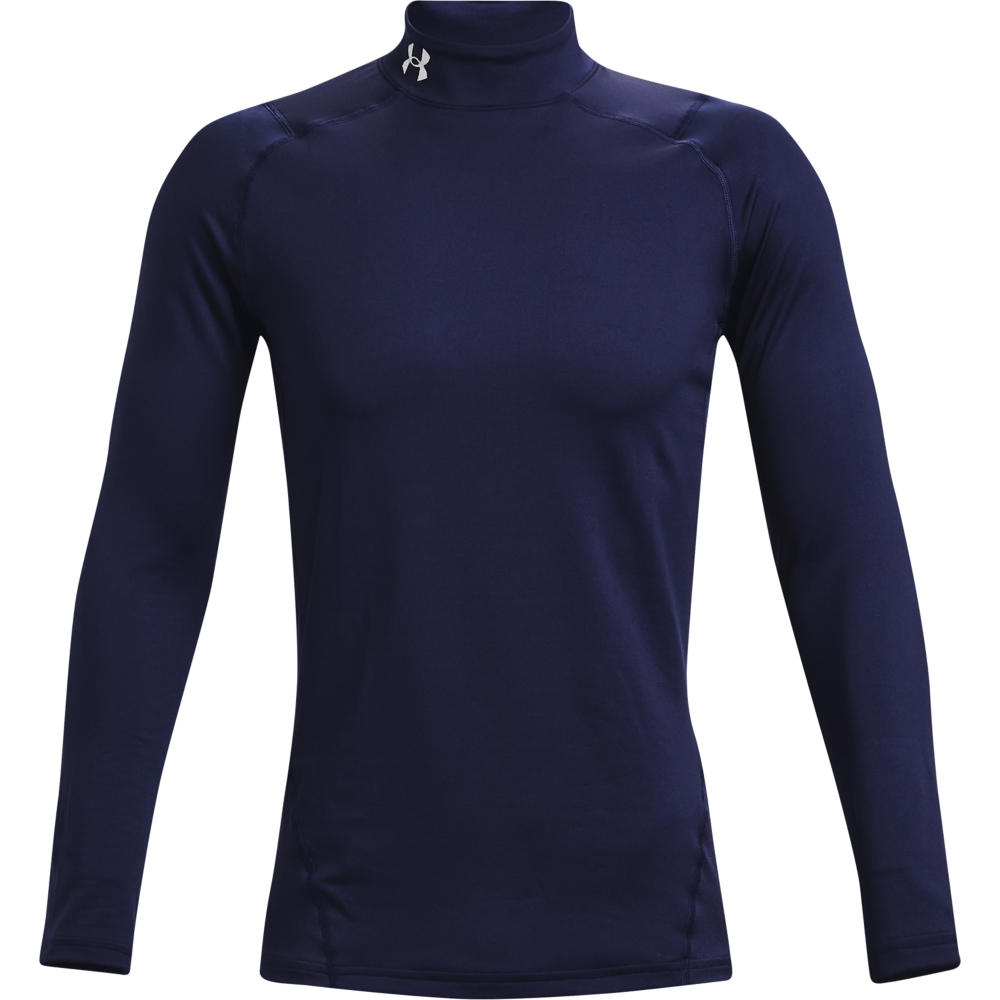 Under Armour Mens ColdGear Armour Fitted Mock Base Layer  - Midnight Navy