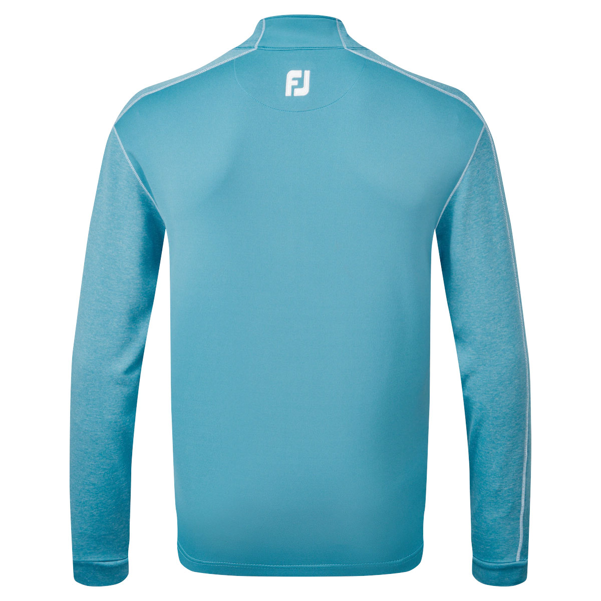 FootJoy Tonal Heather Chill-Out Mens Golf Pullover  - Storm Blue