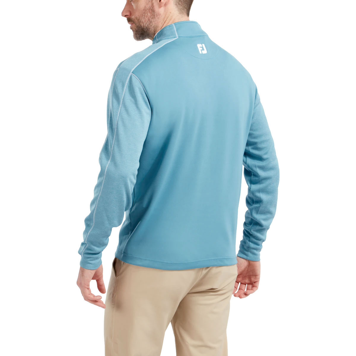FootJoy Tonal Heather Chill-Out Mens Golf Pullover 