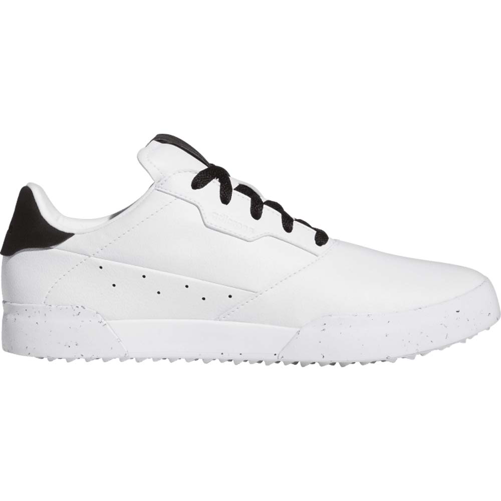 adidas Adicross Retro Green Mens Spikeless Golf Shoes  - White/Core Black
