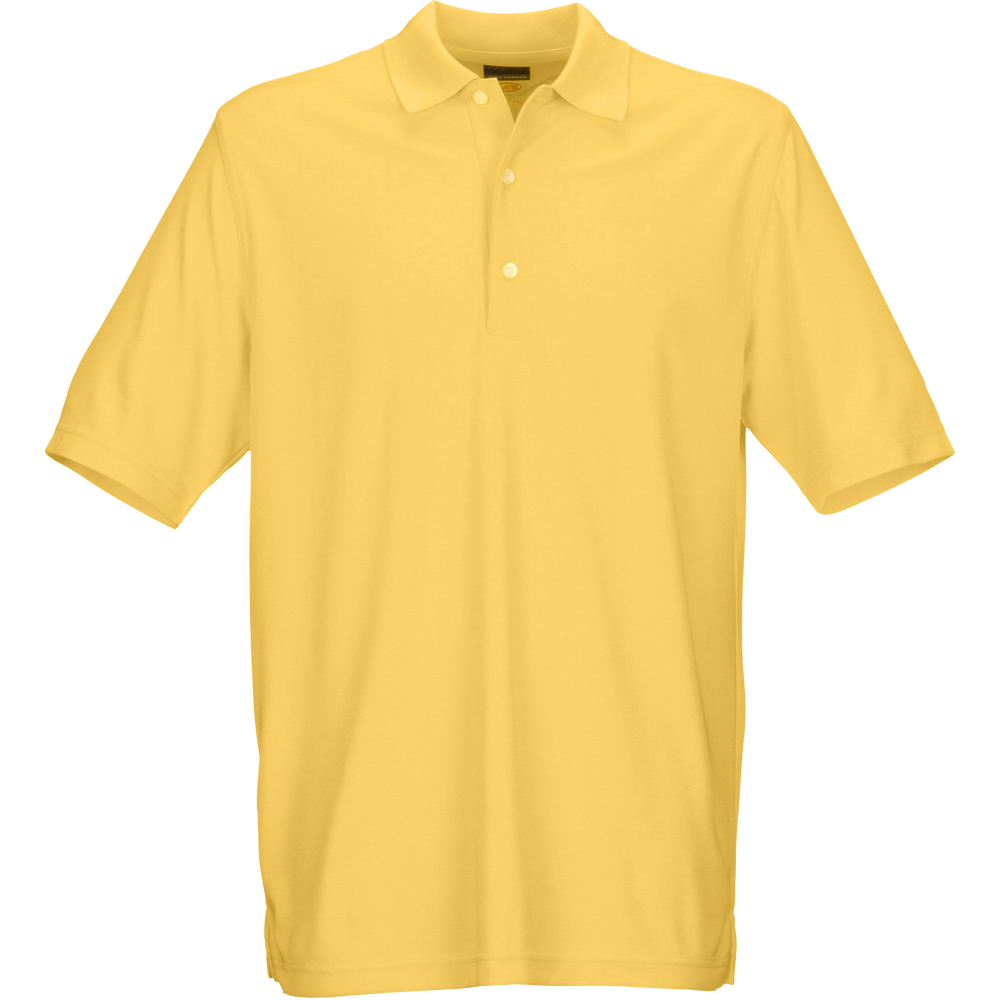 Greg Norman Golf Micro Pique Mens Polo Shirt  - Solar Yellow