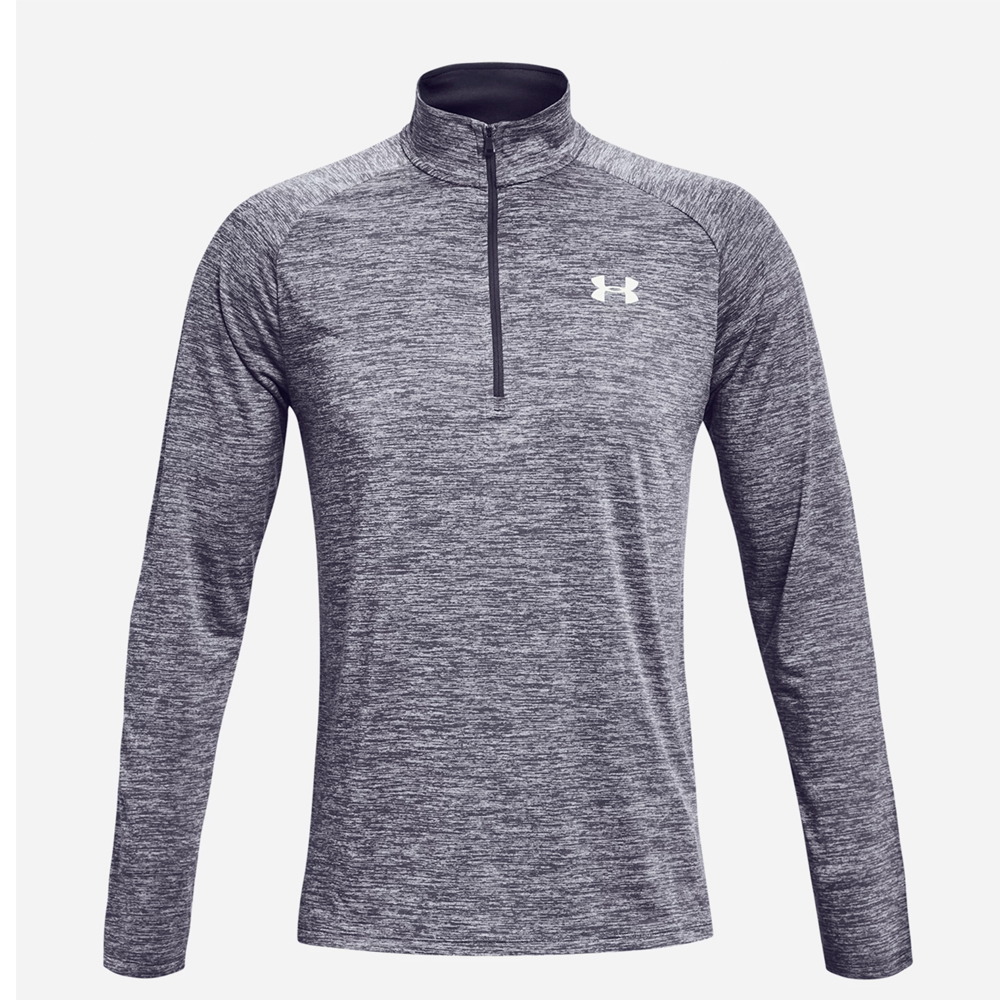 Under Armour Tech 2.0 1/2 Zip Sports Top  - Tempered Steel