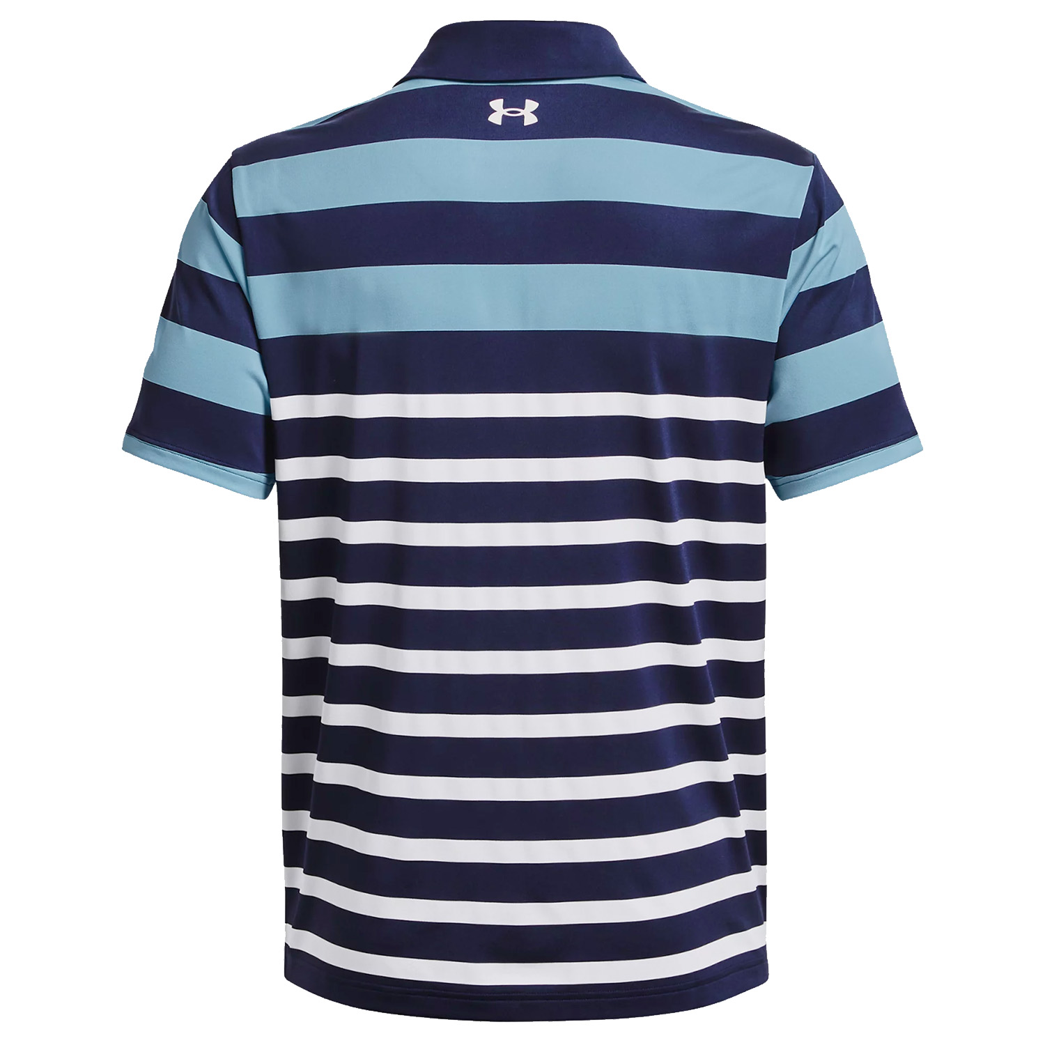 Under Armour Golf Playoff 3.0 Stripe Polo Shirt  - Midnight Navy/Blue/White