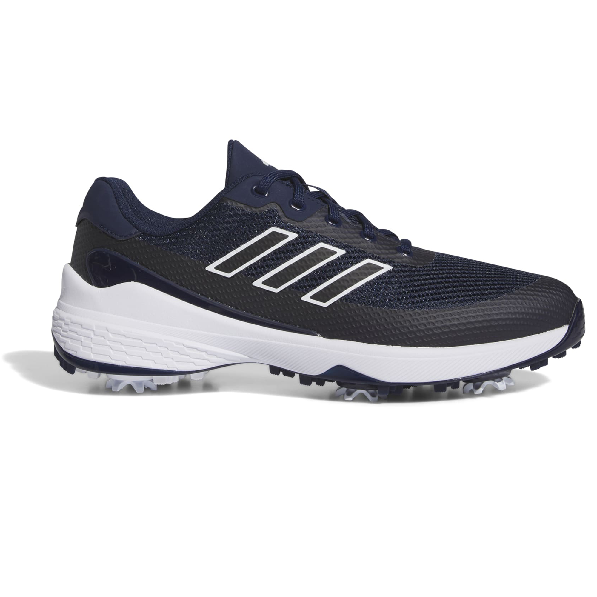 adidas ZG23 Vent Mens Spiked Golf Shoes  - Collegiate Navy/Cloud White