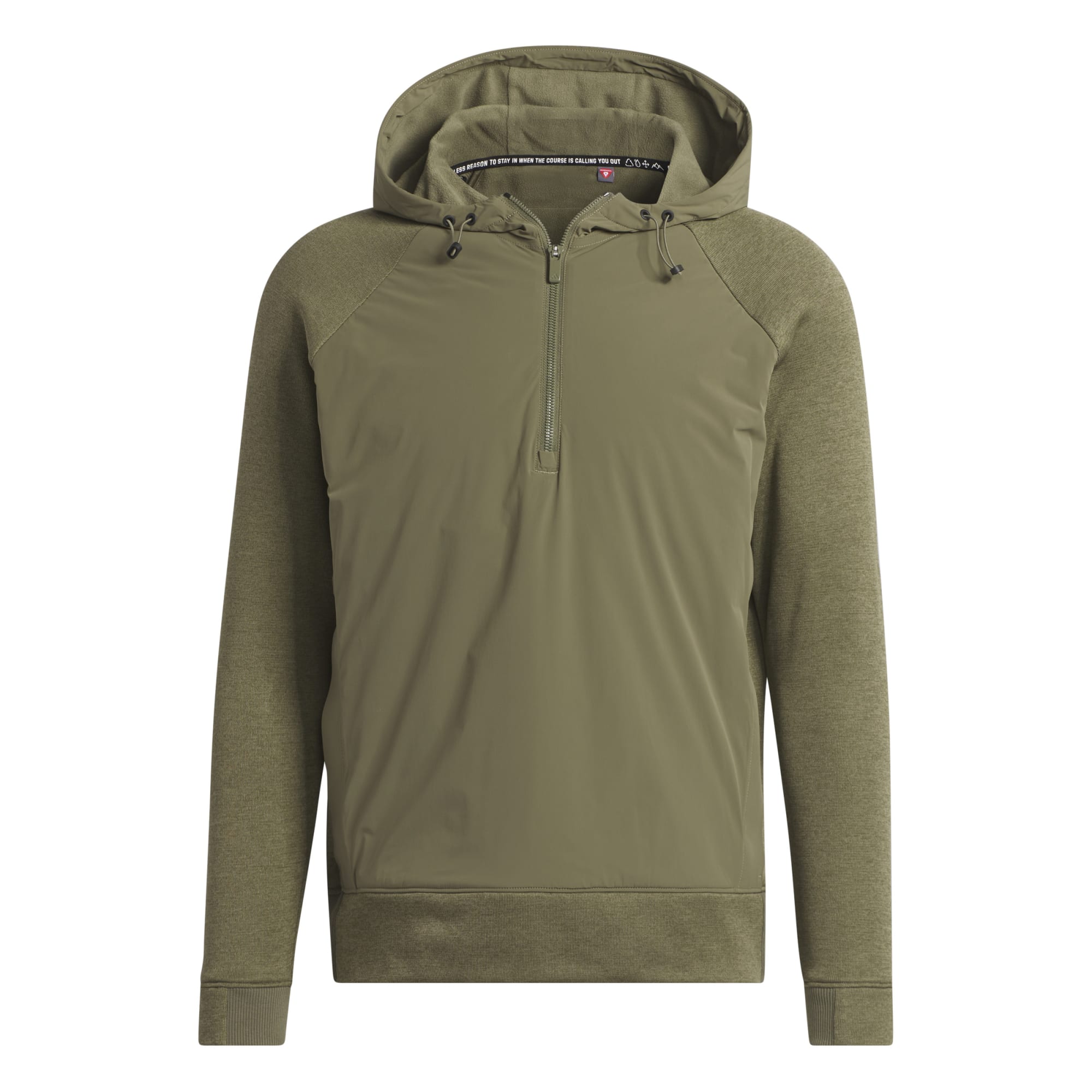 adidas Ultimate365 Tour FrostGuard Padded Golf Hoodie  - Olive Strata