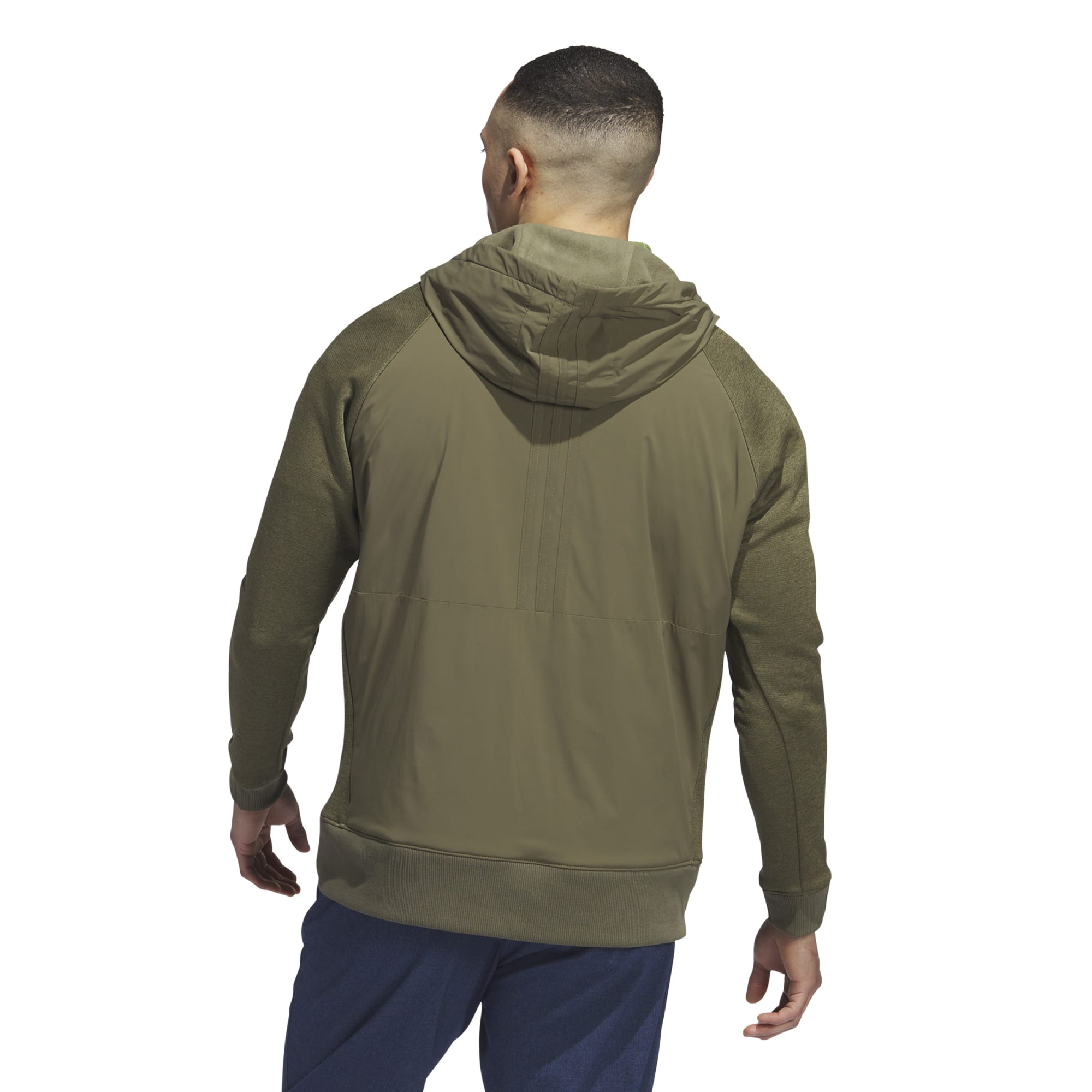 adidas Ultimate365 Tour FrostGuard Padded Golf Hoodie  - Olive Strata