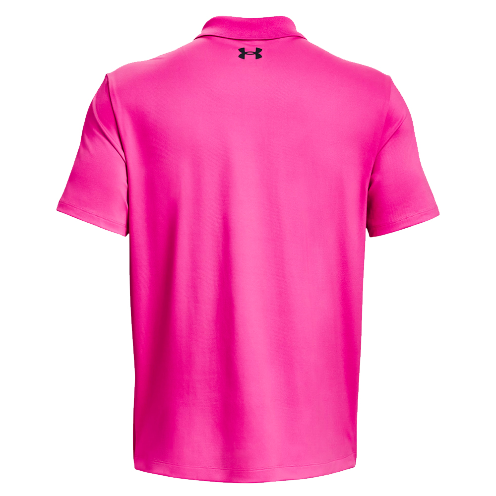 Under Armour Mens UA Performance 3.0 Polo Shirt  - Rebel Pink