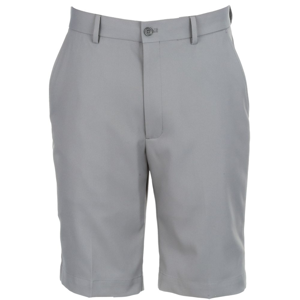 Greg Norman Golf Flat Front Tech Stretch Mens Shorts  - Grey