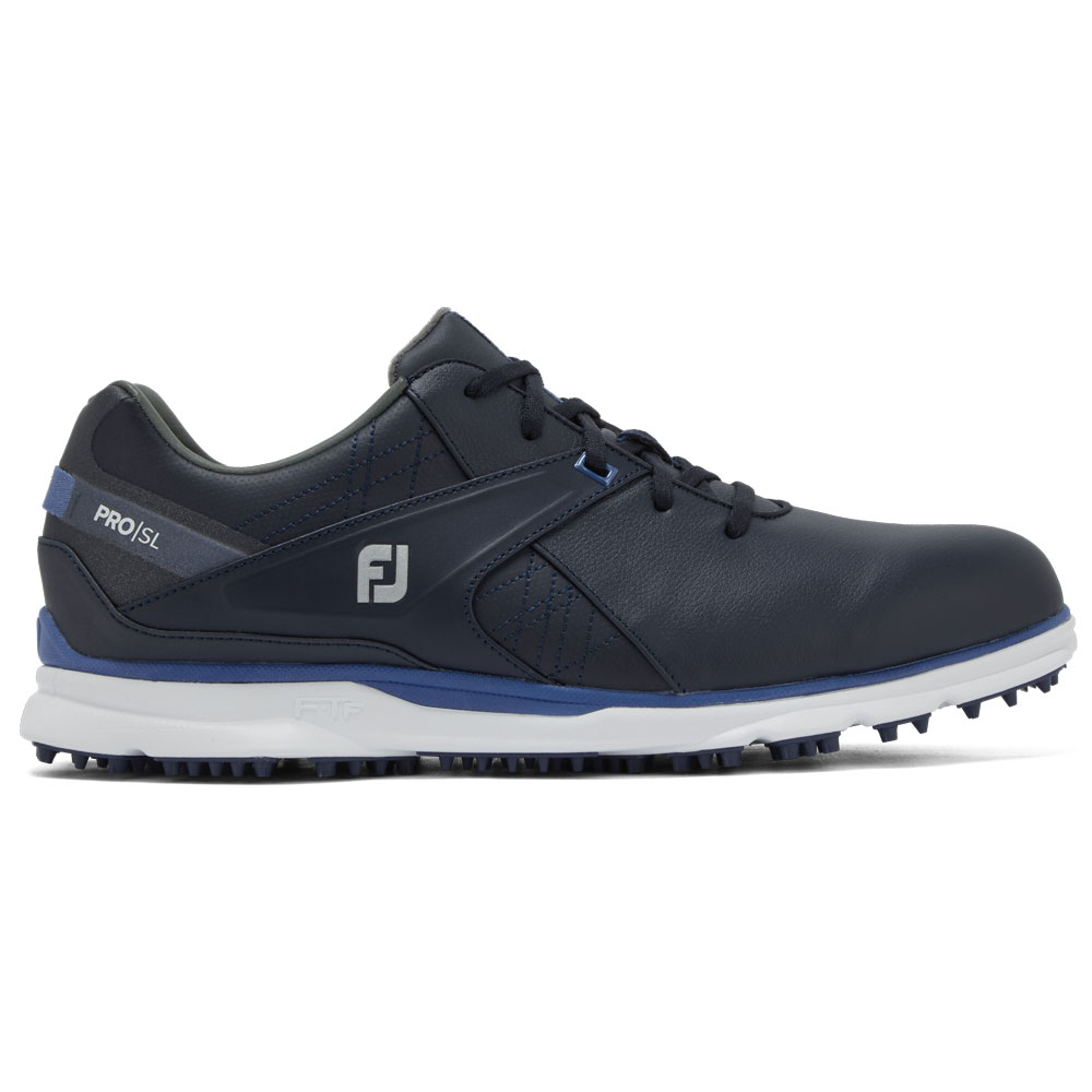 FootJoy PRO SL Mens Spikeless Golf Shoes  - Navy/Light Blue